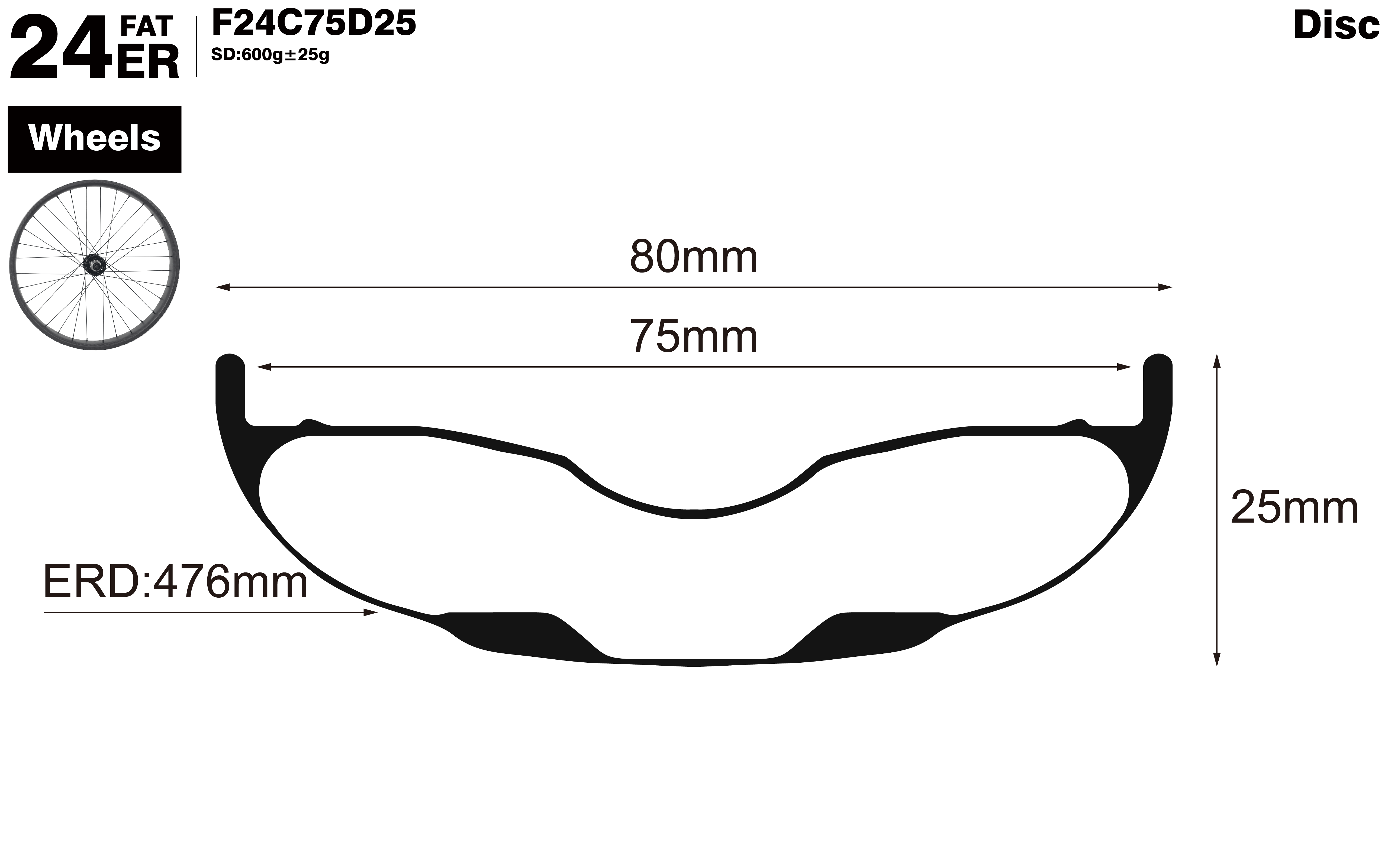 24er-I75-D25-symmetric-fat-bike-hookless-tubuless-carbon-wheels-profile-drawing